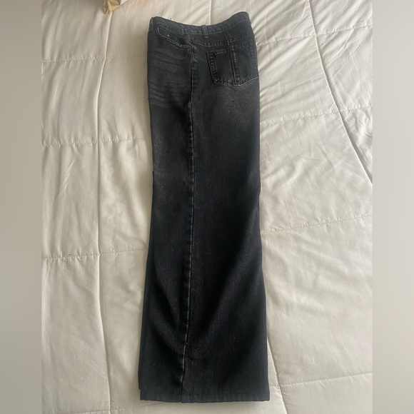 Black Washed Shein Jeans selected in size “Medium” - Picture 3 of 6